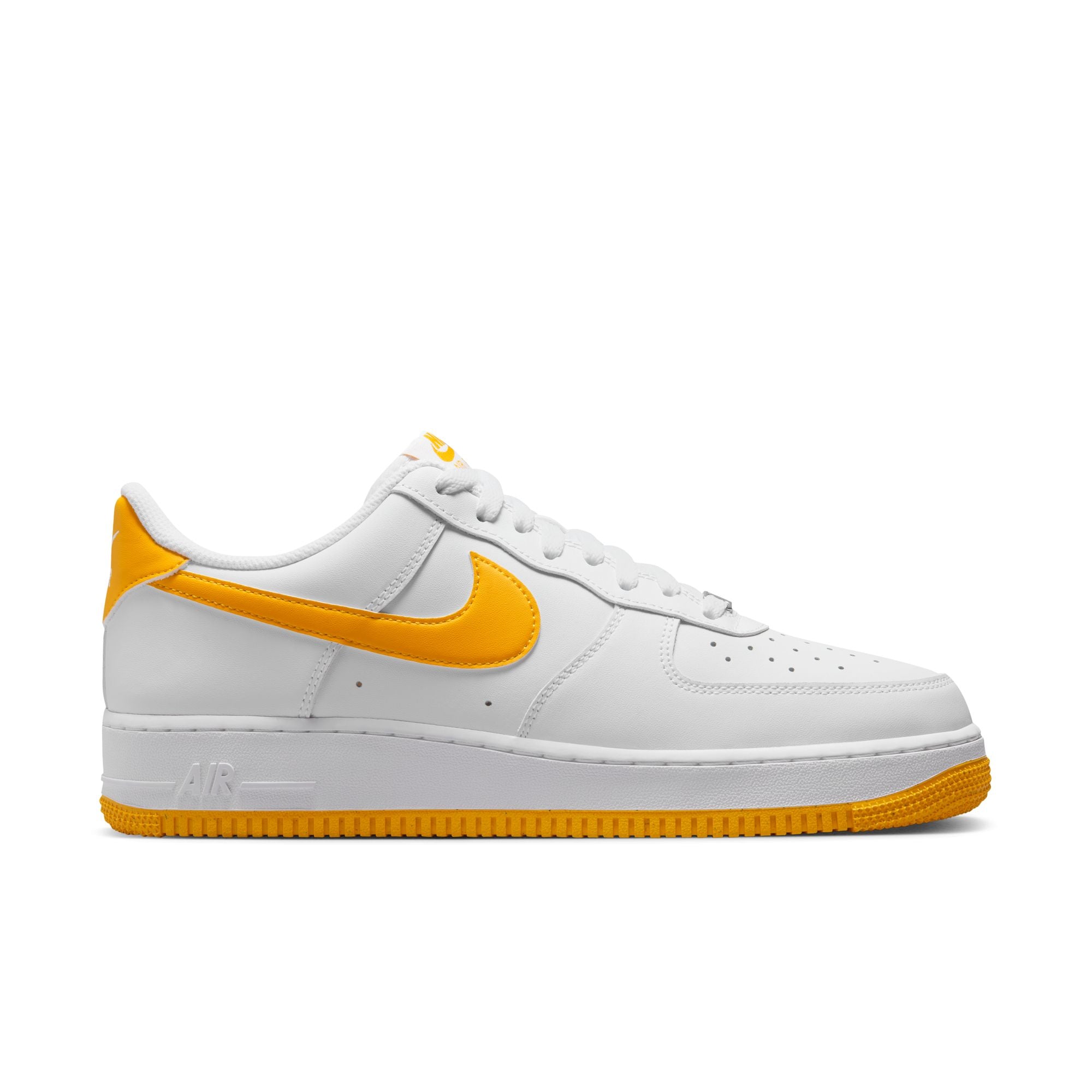white and gold air force ones