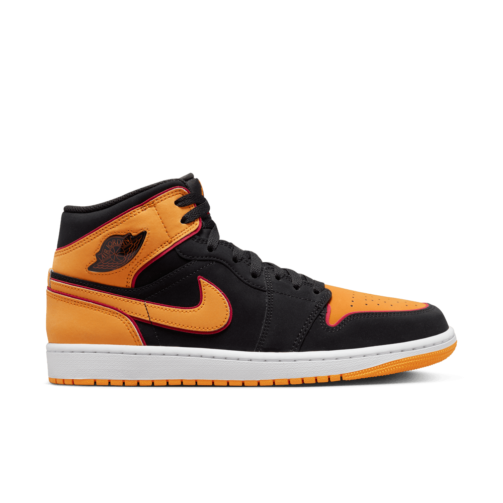 Air Jordan 1 Mid SE Men's Shoes 'Orange/Red/Black'