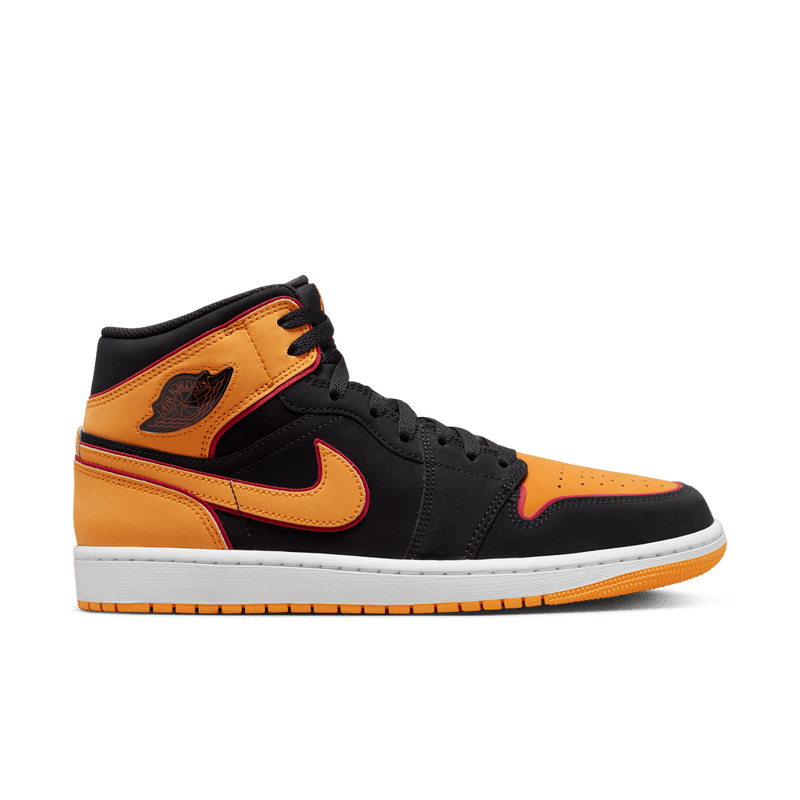 Air Jordan 1 Mid SE Men's Shoes 'Orange/Red/Black'