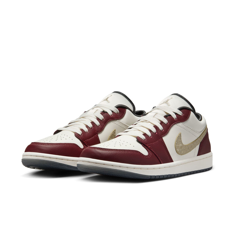 Air Jordan 1 Low SE Lunar New Year Women's Shoes 'Sail/Gold/Red'