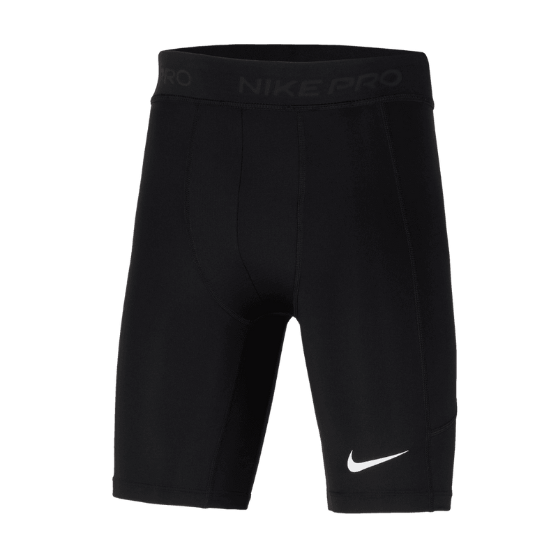 Nike Pro Big Kids' (Boys') Dri-FIT Shorts 'Black/White'
