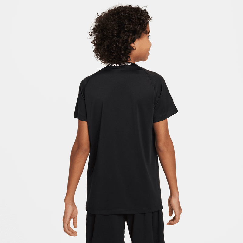 Nike Pro Big Kids' (Boys') Dri-FIT Short-Sleeve Top 'Black'