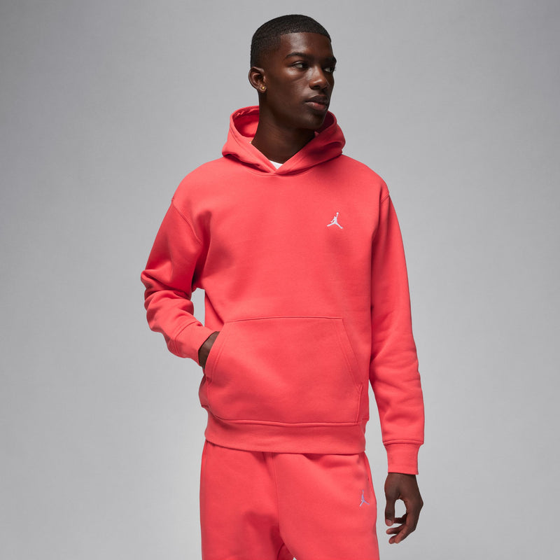 Jordan Brooklyn Fleece Men's Printed Pullover Hoodie 'Lobster/White'