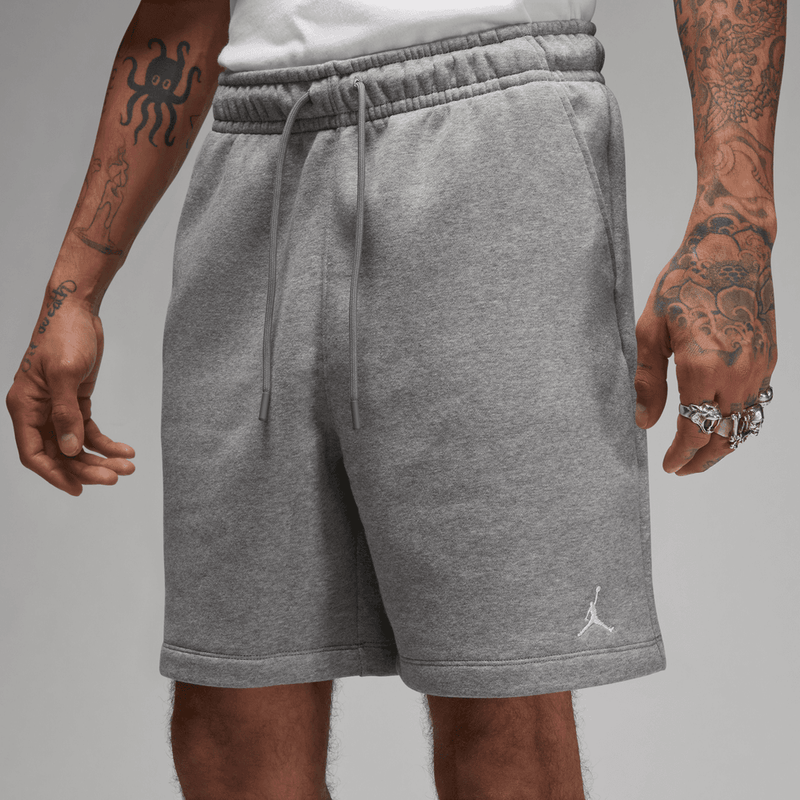 Jordan Essentials Men's Fleece Shorts 'Carbon Heather/White'