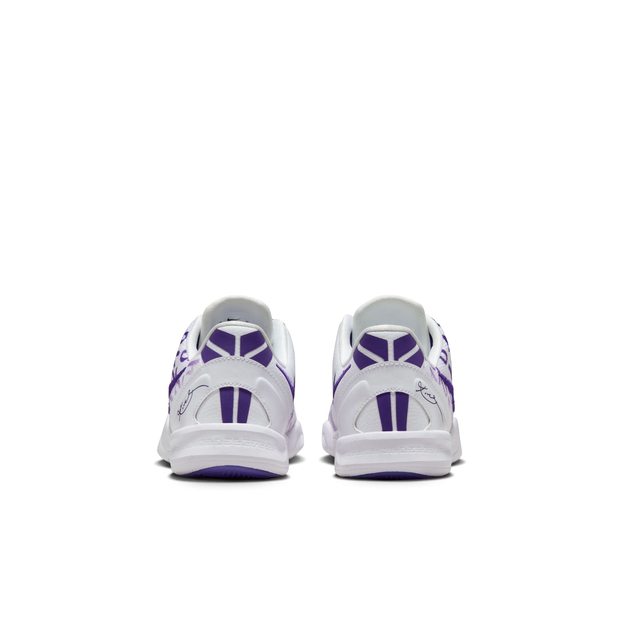 Kobe Bryant Kobe 8 Little Kids Shoes PS White Court Purple