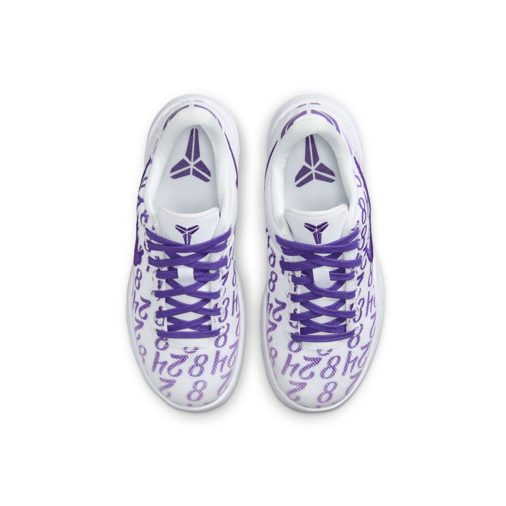 Kobe Bryant Kobe 8 Little Kids' Shoes (PS) 'White/Court Purple'