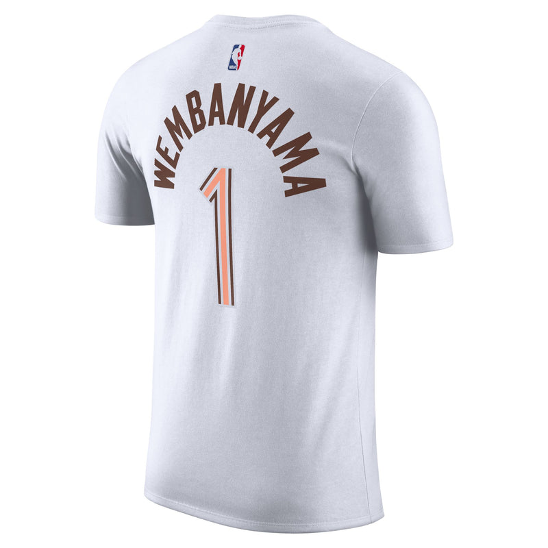 Victor Wembanyama San Antonio Spurs Nike Name T-Shirt 'White'