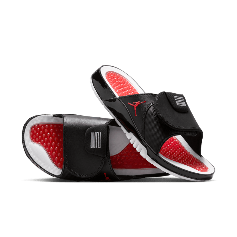 Jordan Hydro XI Men's Slides 'Black/White/Red'