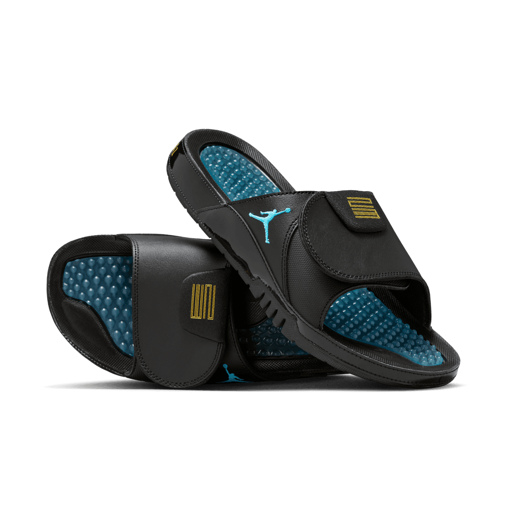 Jordan Hydro XI Men's Slides 'Black/Gamma Blue'