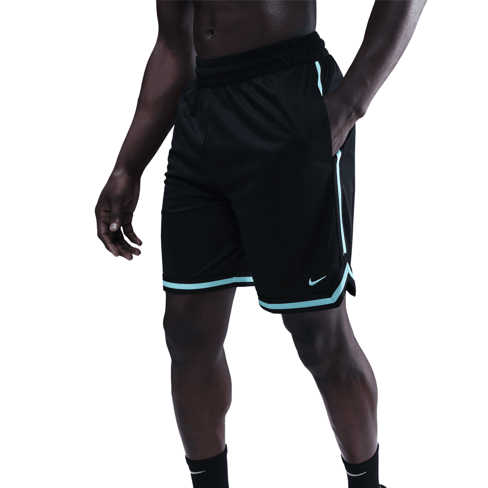 Nike DNA Men's Dri-FIT 8" Basketball Shorts 'Black/Bleached Tuquoise'