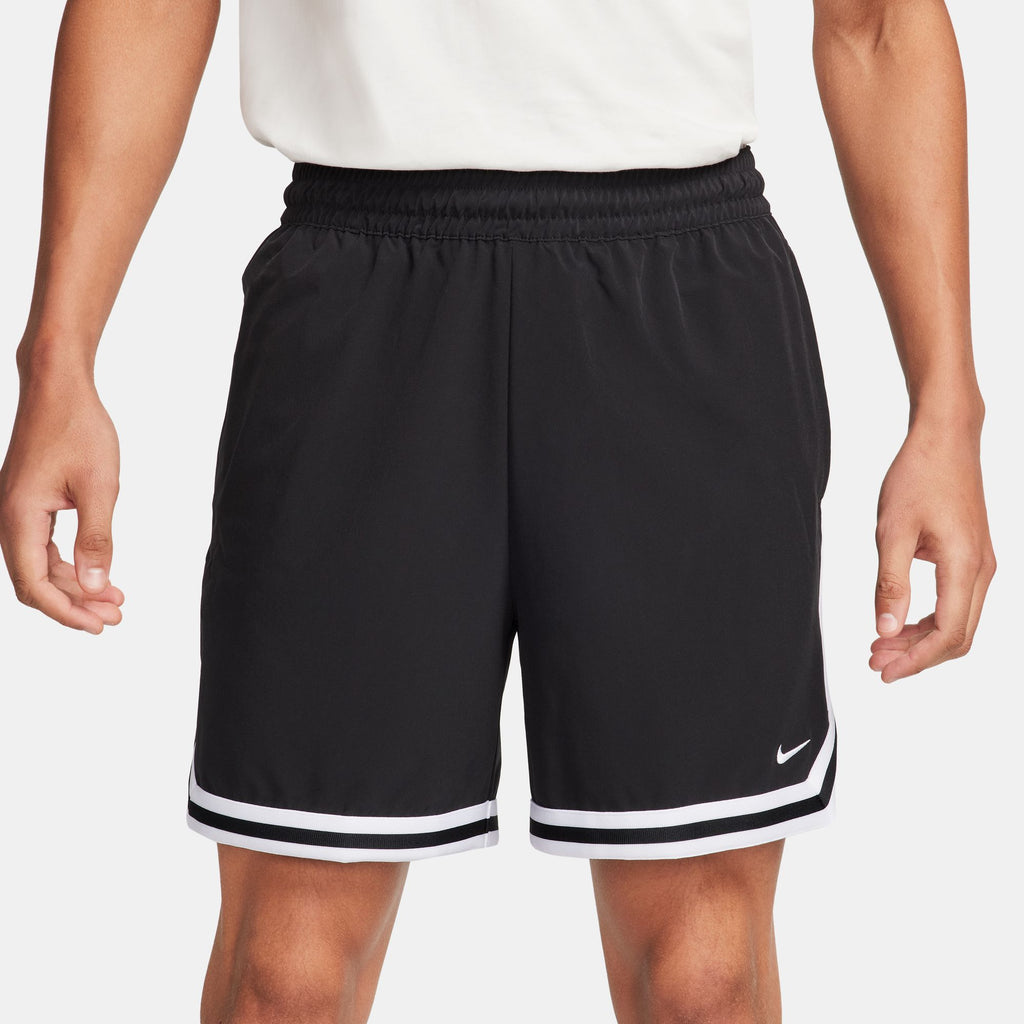 Nike DNA Men's Dri-FIT 6" UV Woven Basketball Shorts 'Black/White'