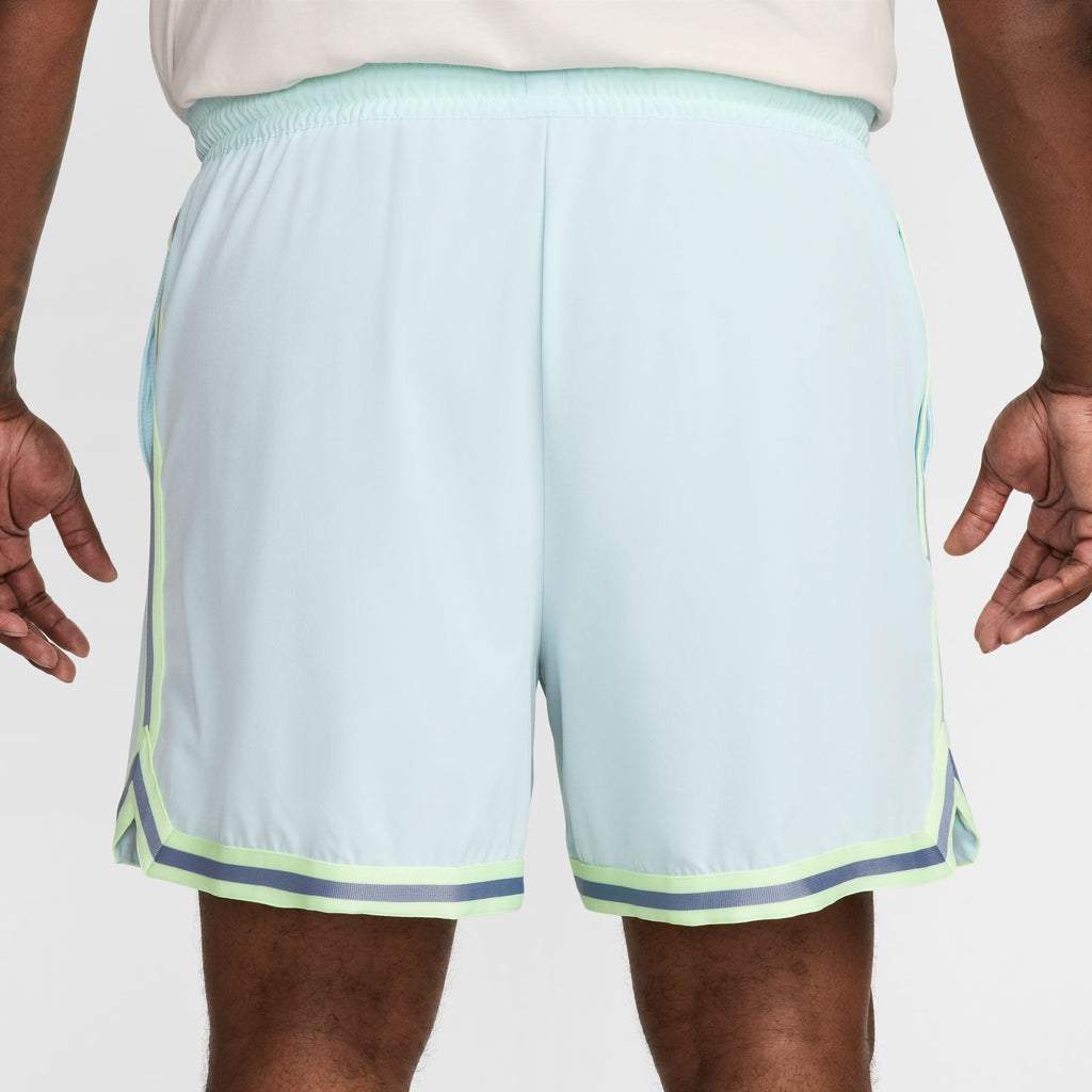 Nike DNA Men's Dri-FIT 6" UV Woven Basketball Shorts 'Glacier Blue/Volt'