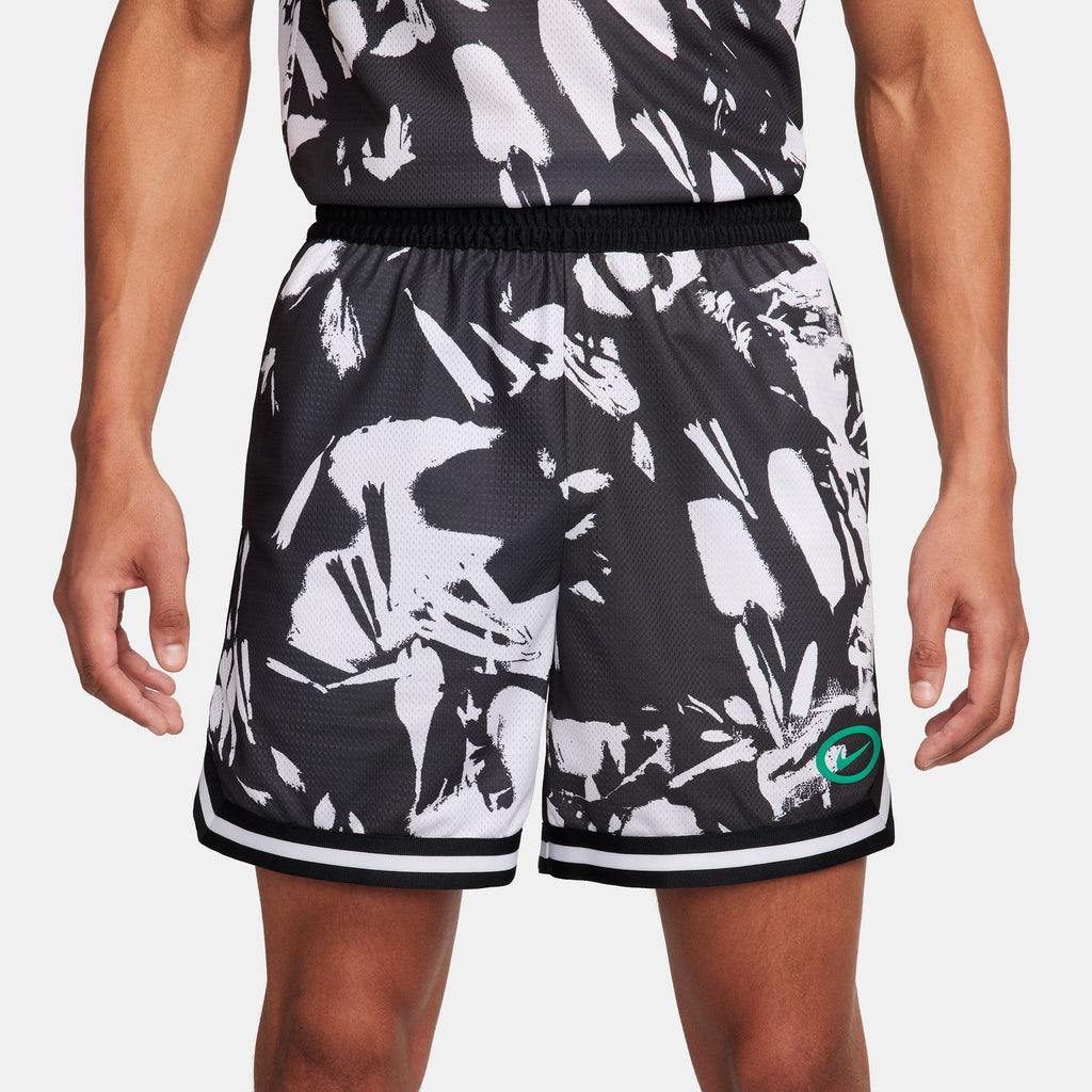 Nike DNA Men's Dri-FIT 6" Basketball Shorts 'Black/White/Green'