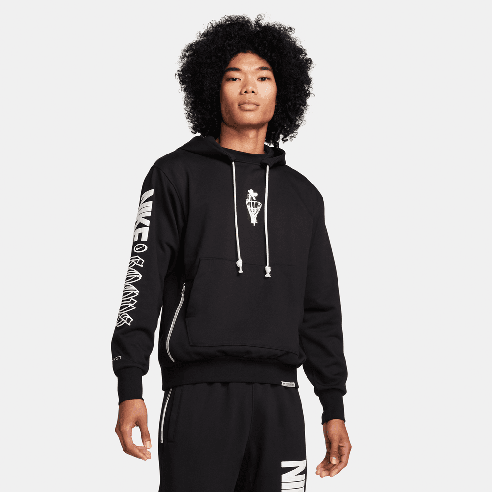 Nike Standard Issue Men's Dri-FIT Pullover Hoodie 'Black/Sail'