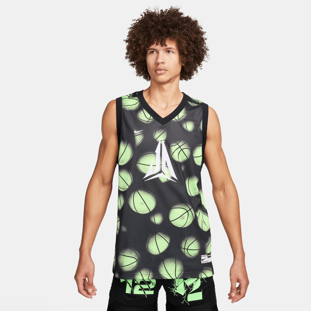 Ja Morant Ja Men's Dri-FIT DNA Basketball Jersey 'Lime Blast/White'