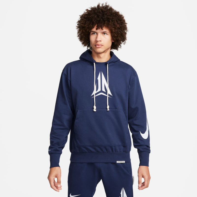 Ja Morant Ja Standard Issue Men's Dri-FIT Pullover Basketball Hoodie 'Navy/Grey'