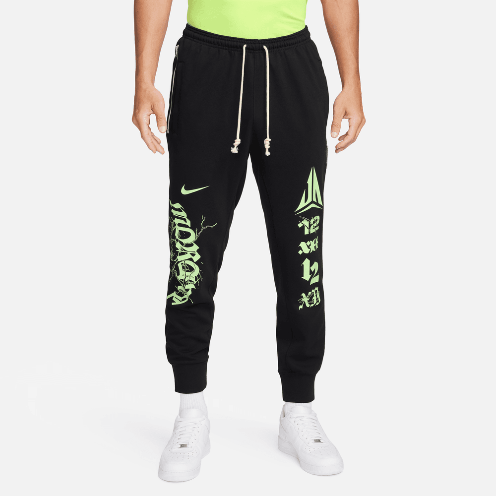 Ja Morant Ja Standard Issue Men's Dri-FIT Jogger Basketball Pants 'Black/Lime Blast'