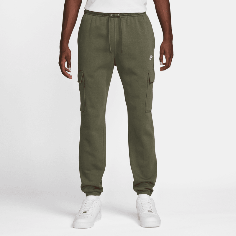 Nike Club Men's Fleece Cargo Pants 'Medium Olive'