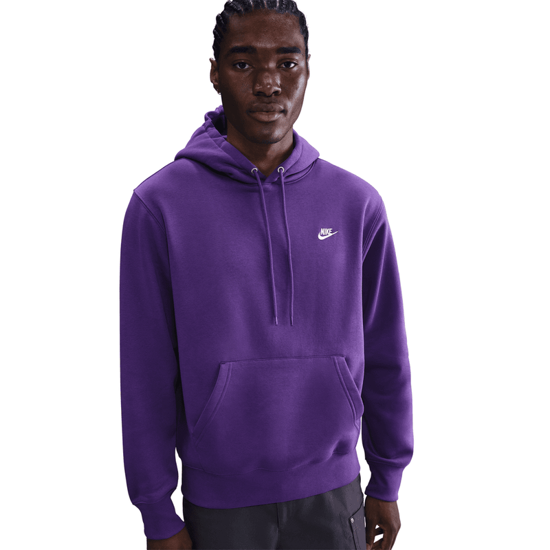 Nike Club Men's Pullover Fleece Hoodie 'Wild Grape'