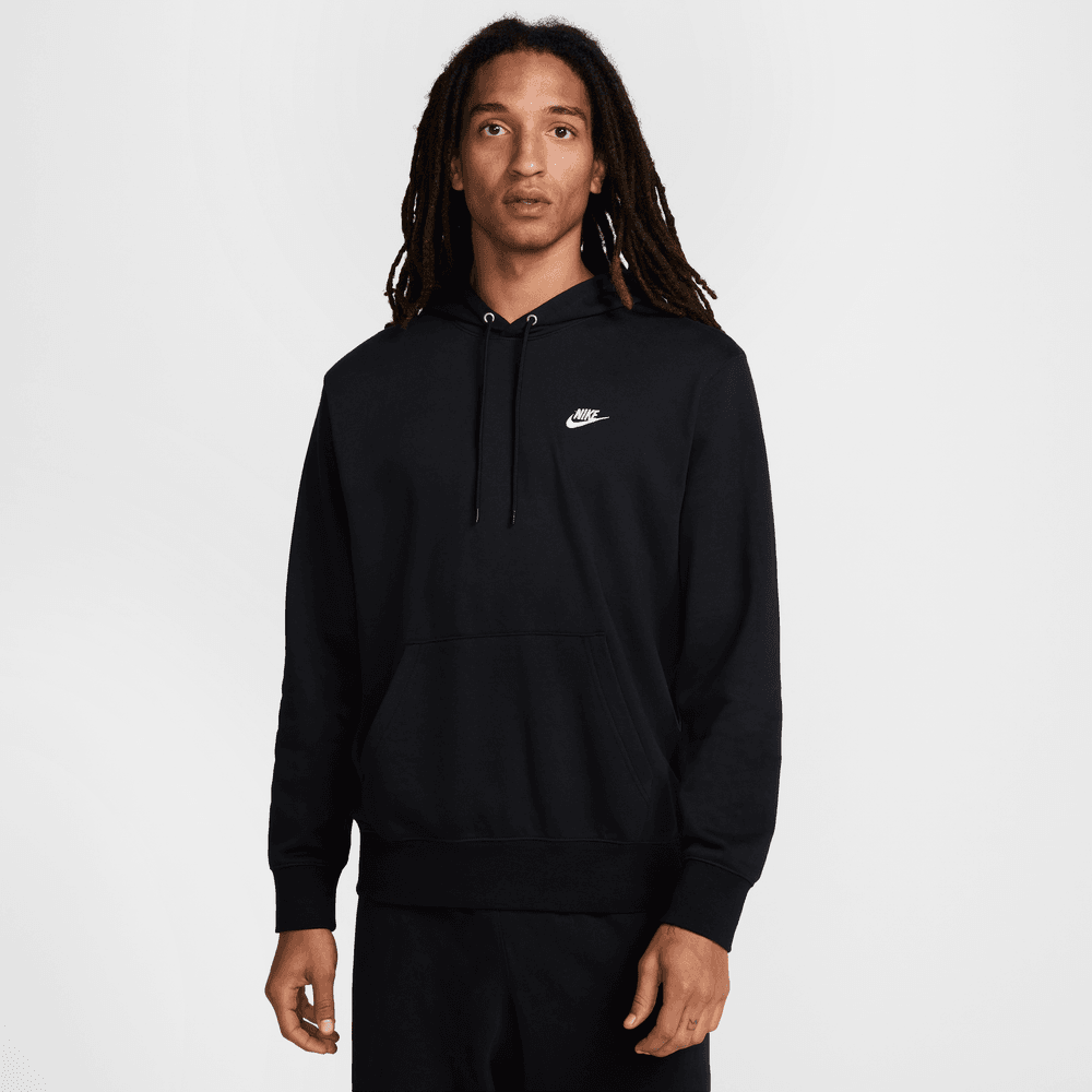 Nike Club Men's French Terry Pullover Hoodie 'Black'