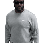 Nike Club Men's Fleece Crew 'Grey Heather'