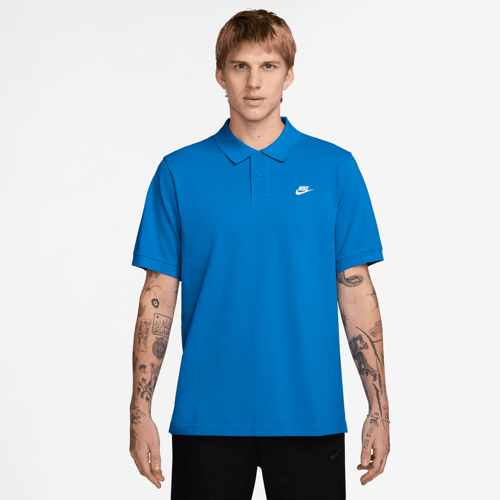 Nike Club Men's Short-Sleeve Polo 'Photo Blue'