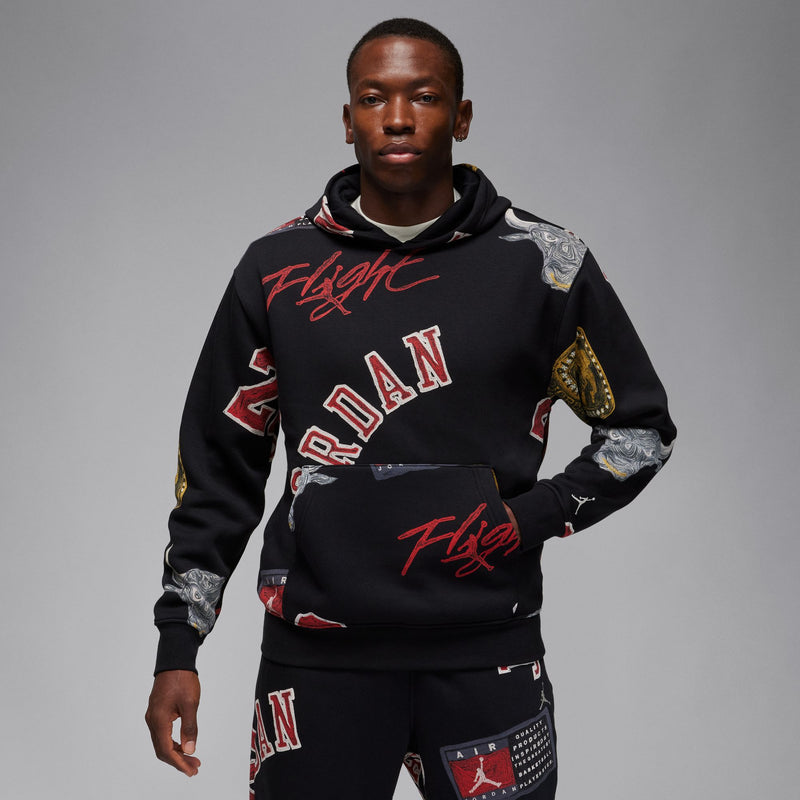 Jordan Brooklyn Fleece Men's Pullover Hoodie 'Black/Sail'