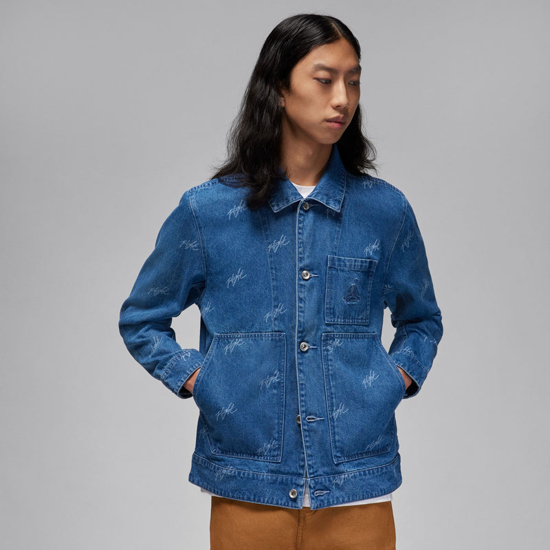 Jordan Flight Heritage Men's Denim Jacket 'Blue Grey'