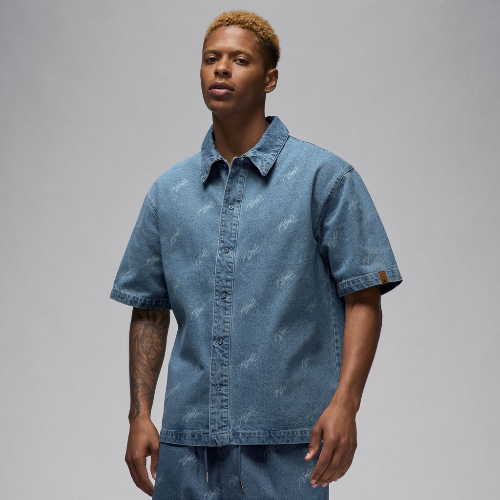 Jordan Flight Heritage Men's Denim Top 'Blue Grey'