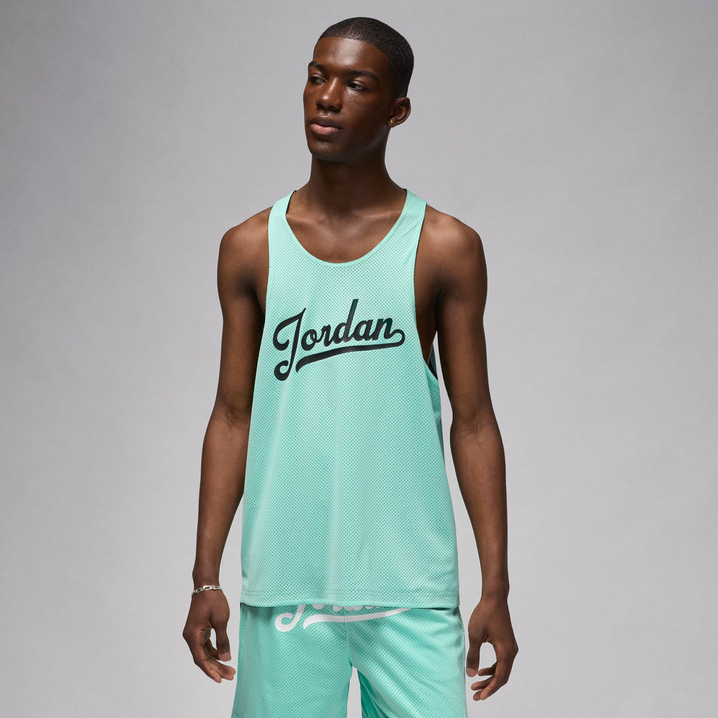 Jordan Flight MVP Men's Reversible Mesh Jersey 'Black/Emerald Rise/White'