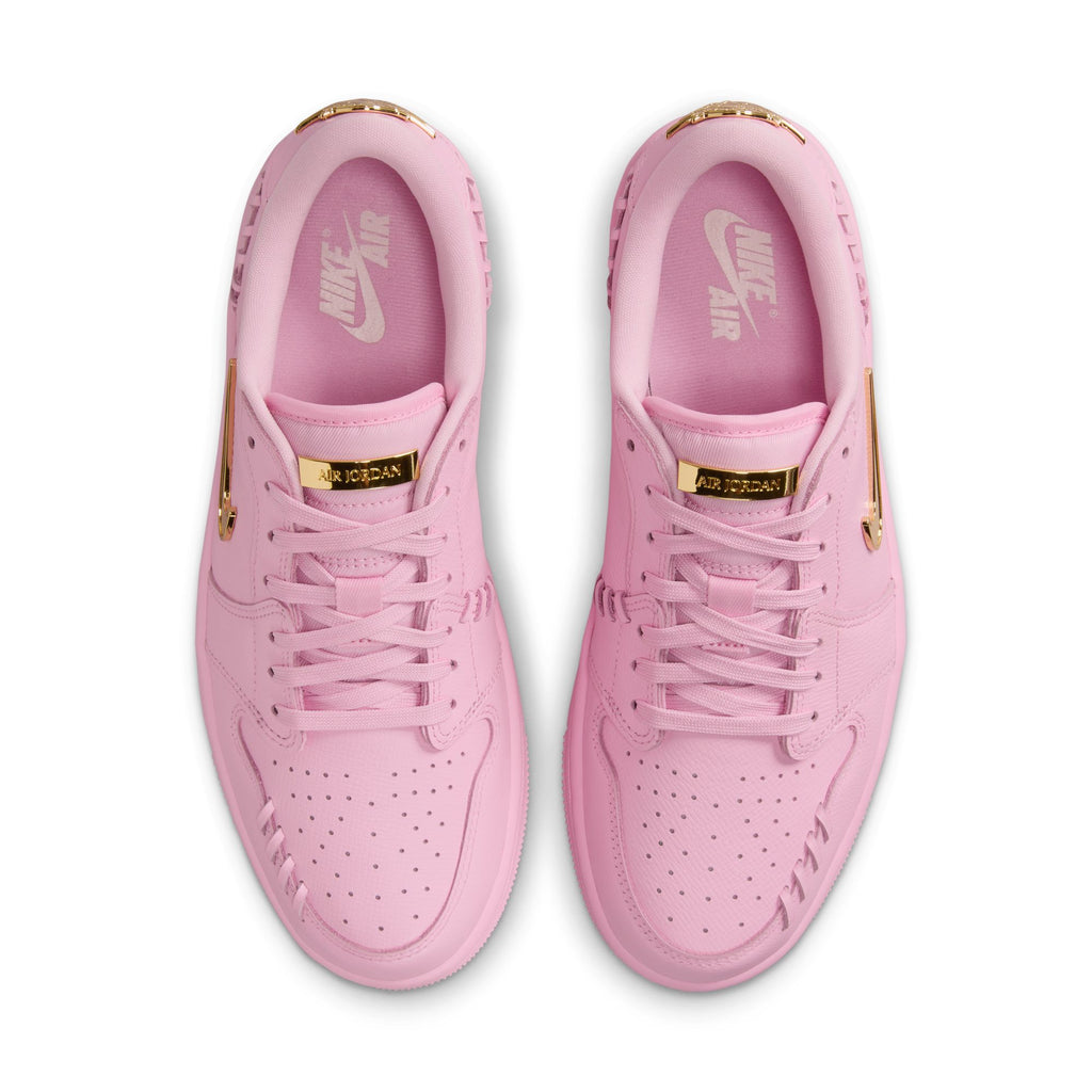 Air Jordan 1 Low Method of Make Women's Shoes 'Pink/Gold'