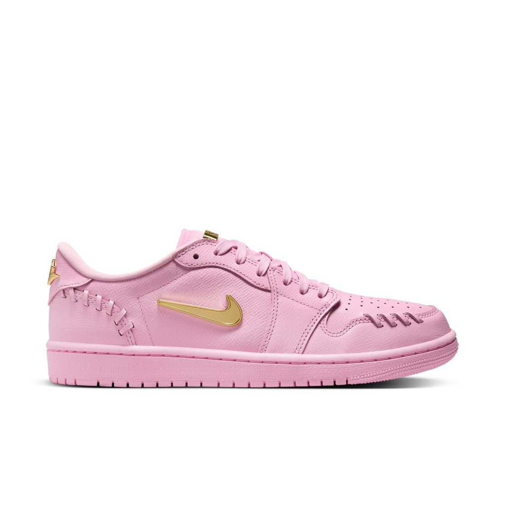 Air Jordan 1 Low Method of Make Women's Shoes 'Pink/Gold'