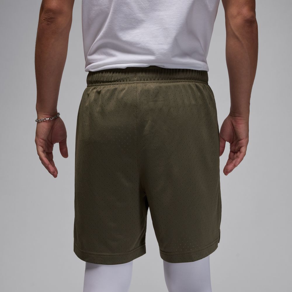 Jordan Sport Men's Dri-FIT Mesh Shorts 'Medium Olive/White'