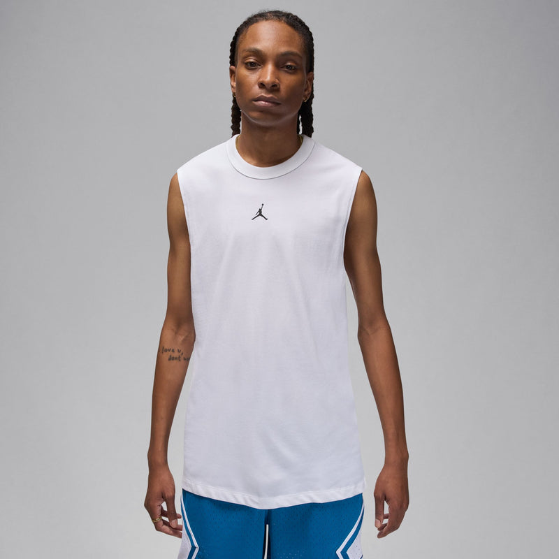 Jordan Sport Men's Dri-FIT Sleeveless Top 'White/Black'