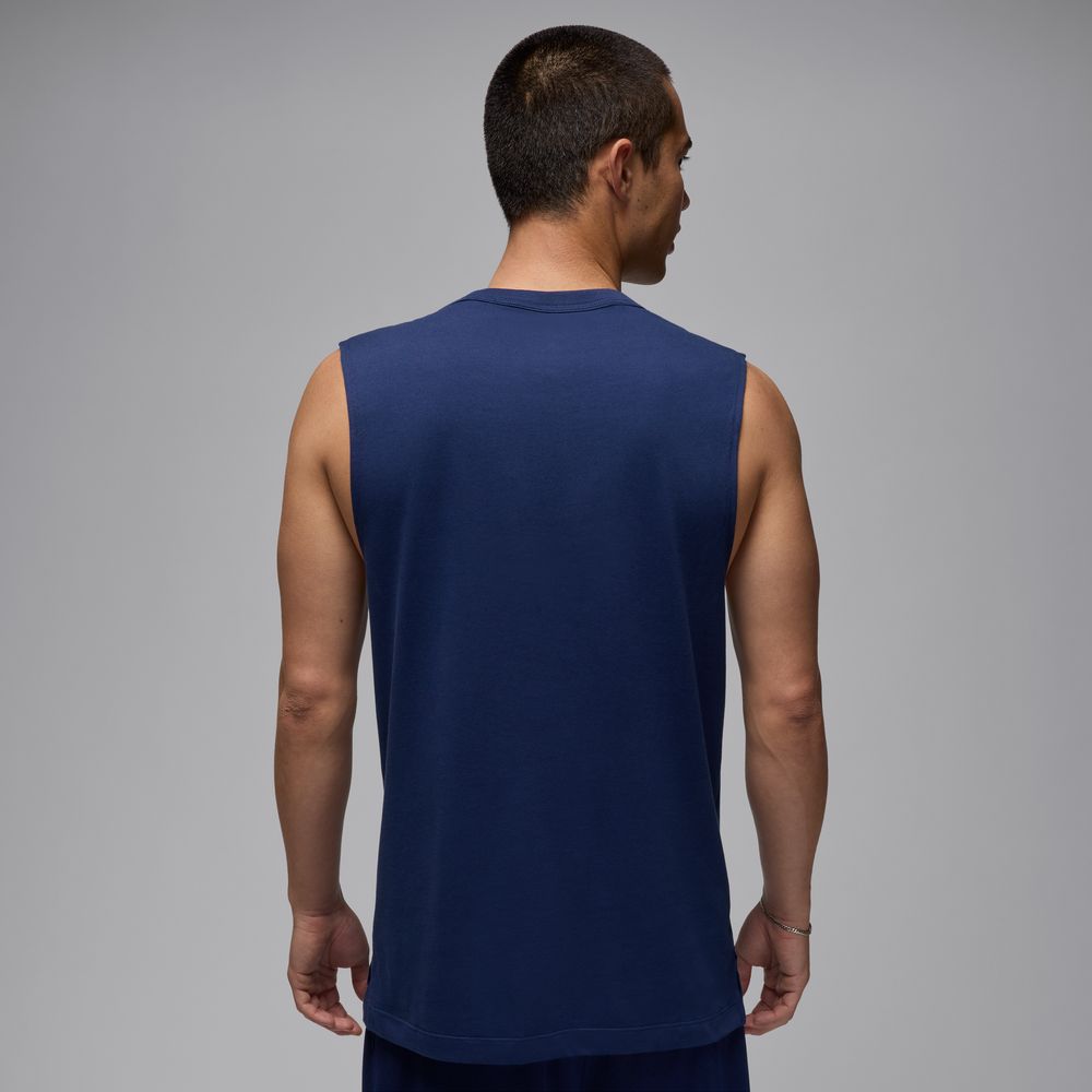 Jordan Sport Men's Dri-FIT Sleeveless Top 'Navy/White'