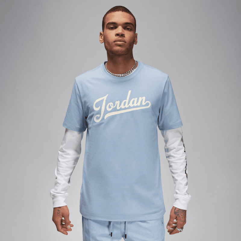 Jordan Flight MVP Men's T-Shirt 'Blue Grey/Sail'