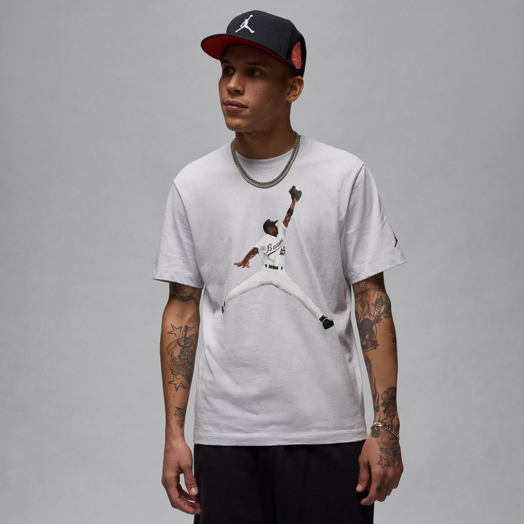 Jordan Flight MVP Men's T-Shirt 'Pure Platinum/Black'