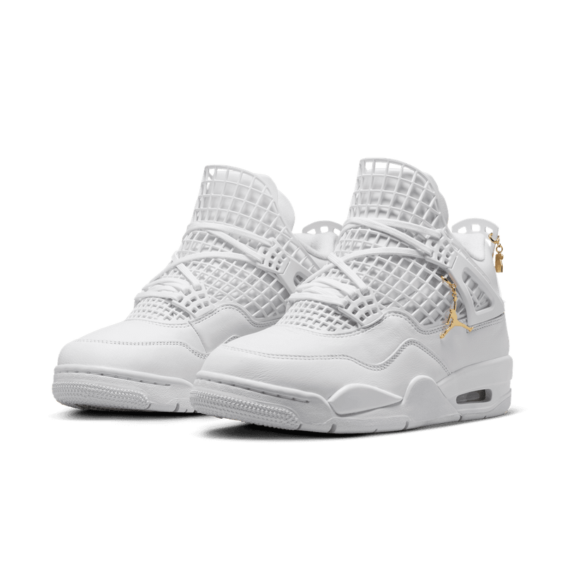 WMNS Air Jordan 4 Net 'White/Metallic Gold'