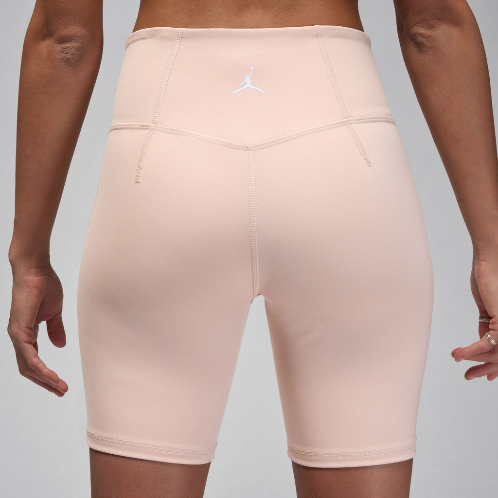 Jordan Sport Women's High-Waisted 7" Bike Shorts 'Beige/White'