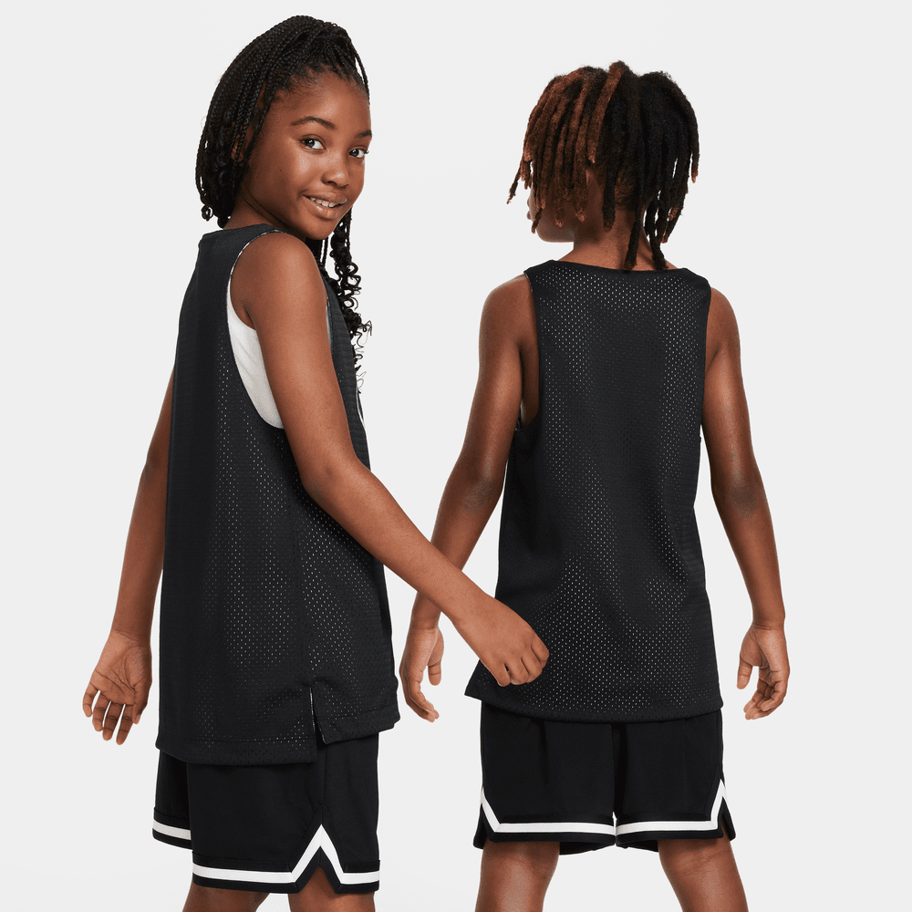 Nike Culture of Basketball Big Kids' Reversible Jersey 'Black/White'