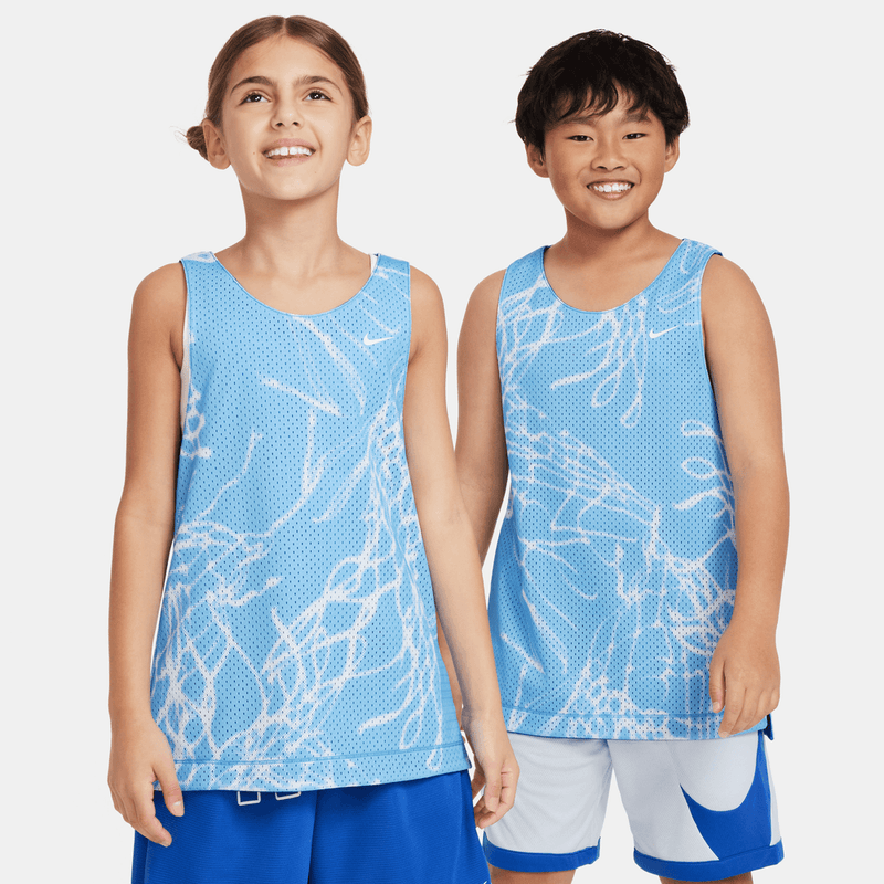 Nike Culture of Basketball Big Kids' Reversible Jersey 'Blue/White'