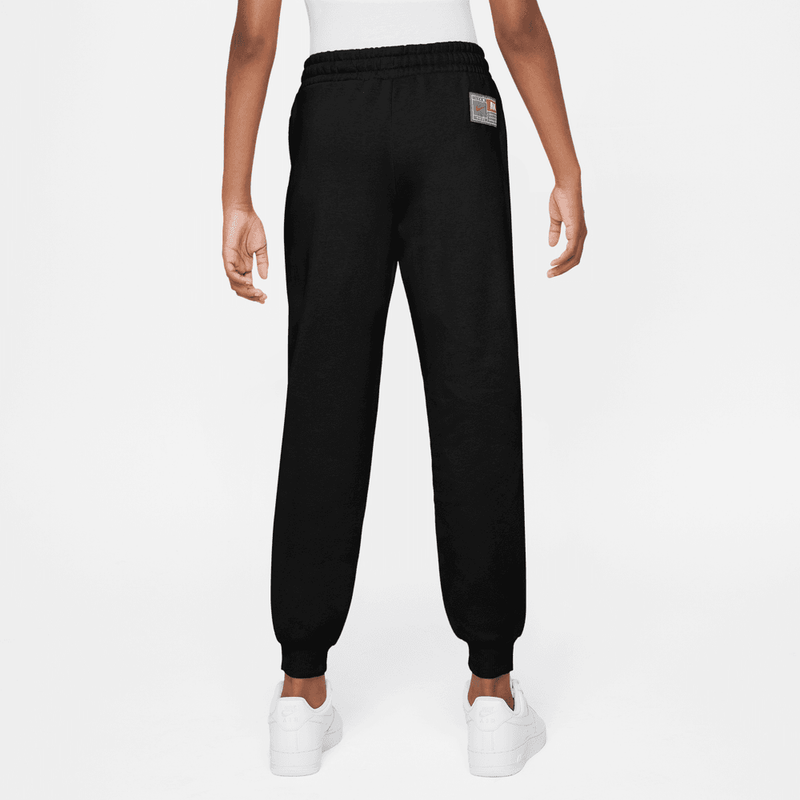 Nike Culture of Basketball Big Kids' Fleece Pants 'Black/White'