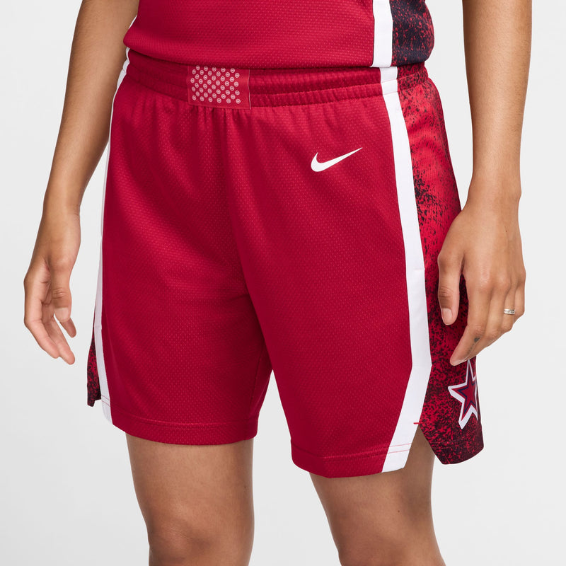 USA Limited Road Women's Jordan Basketball Shorts 'Sport Red/White'