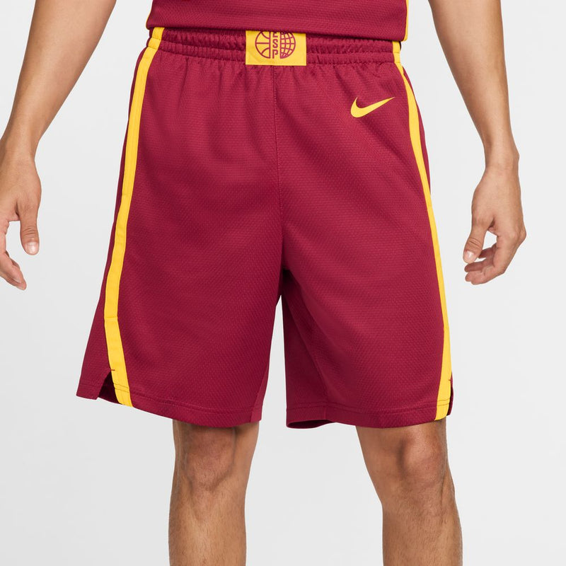 Spain Limited Road Men's Nike Basketball Shorts 'Team Crimson/Yellow'