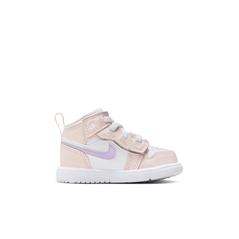 Jordan 1 Mid Alt Baby/Toddler Shoes (TD) 'Pink Wash/Violet/White'