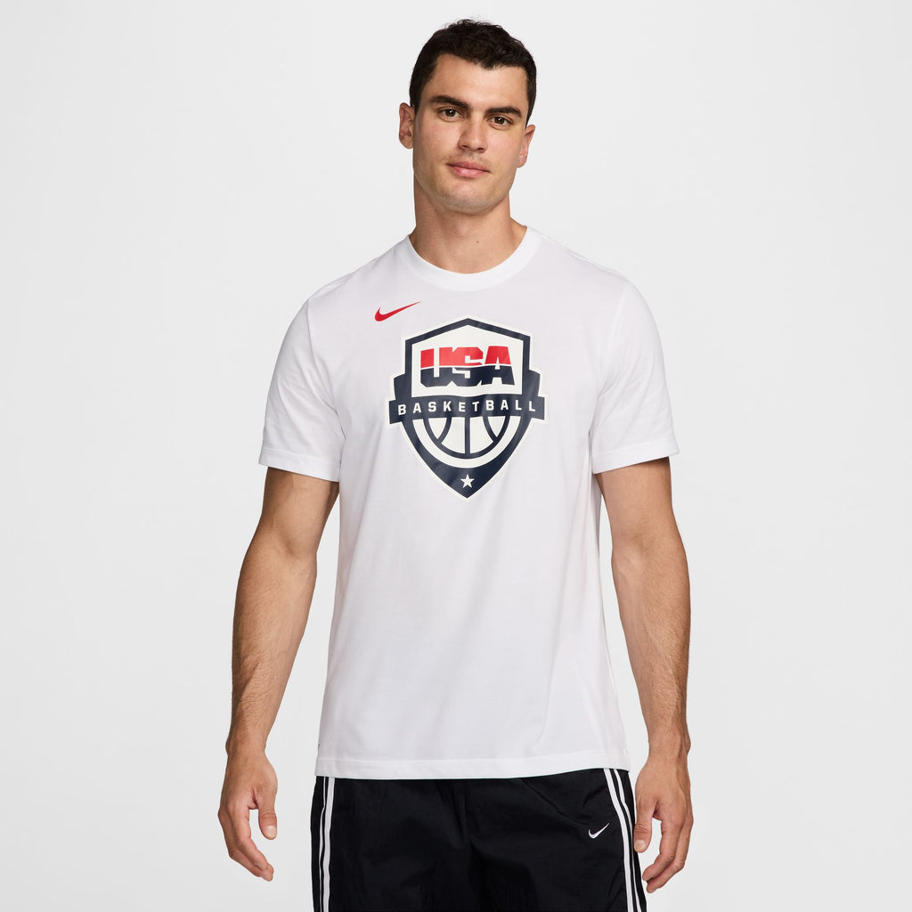 USAB Men's Nike Dri-FIT Basketball T-Shirt 'White/Red'