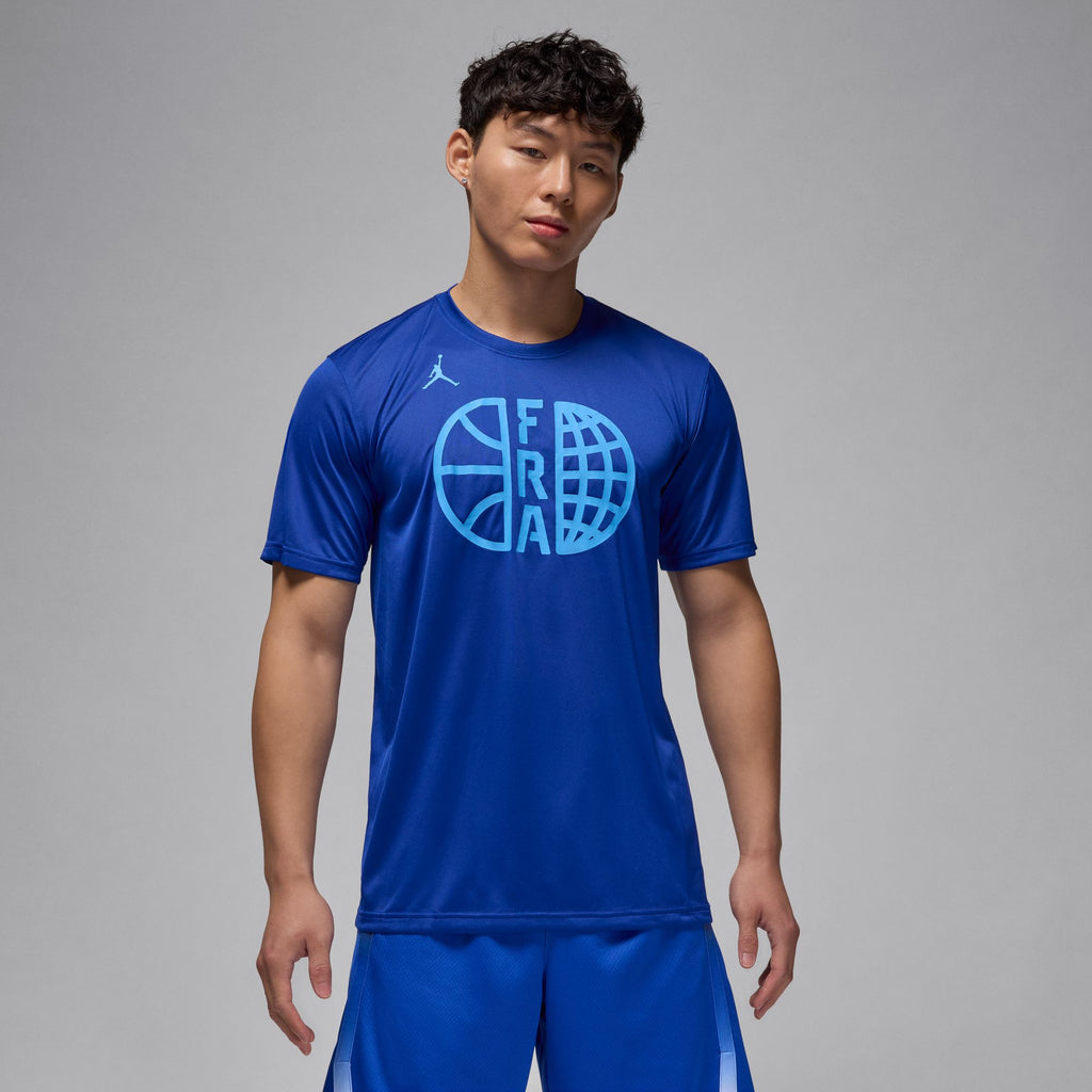 France Practice Men's Nike Basketball T-Shirt 'Old Royal/Blue'