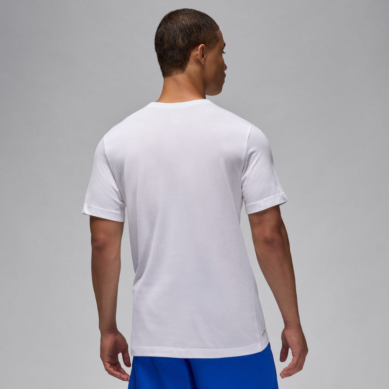 France Men's Nike Basketball T-Shirt 'White/Royal'