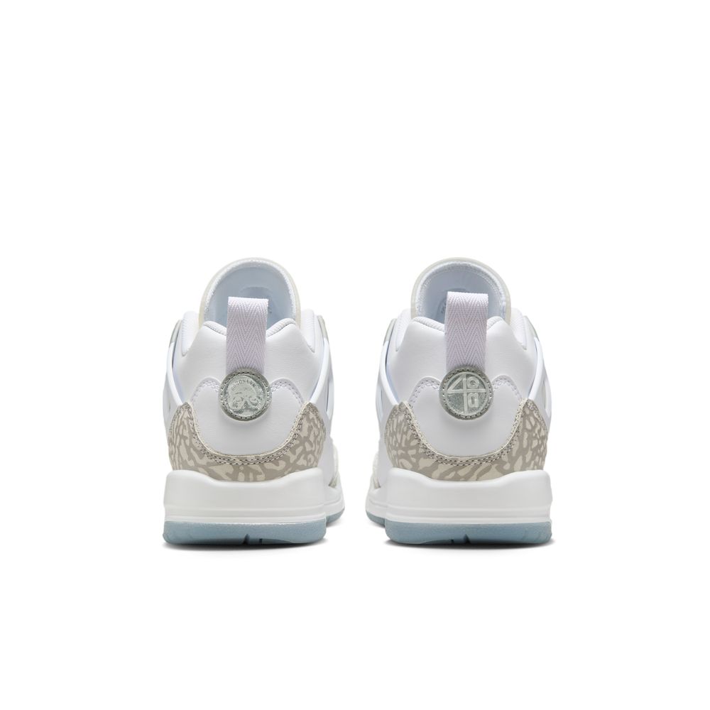Jordan Spizike Low Big Kids' Shoes (GS) 'White/Grey/Silver'