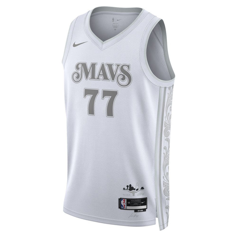 Luka Dončić Dallas Mavericks 2024/25 City Edition Men's Nike Dri-FIT NBA Swingman Jersey 'White'